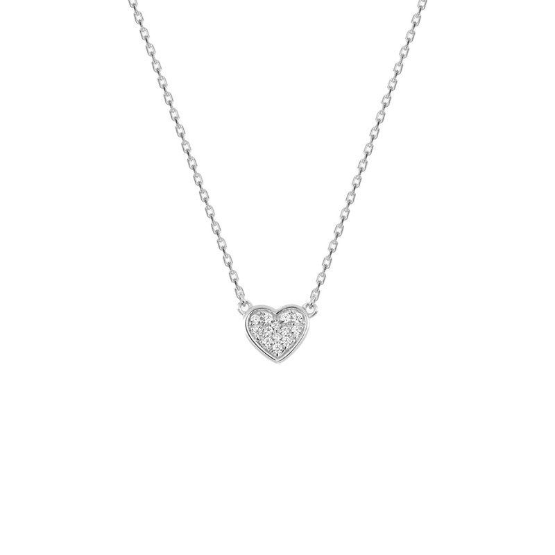 Collier Femme - Oxyde de zirconium - Argent 925 - Longueur : 42 cm