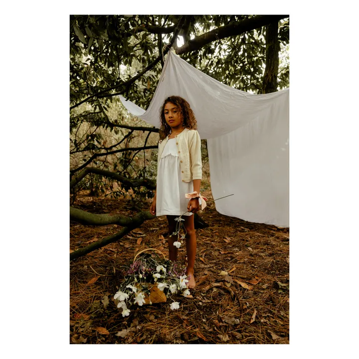Lililotte Exclusivité Lililotte x Smallable - Cardigan Vincianne | Blanc cassé