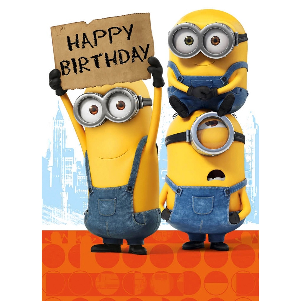 Minion-Geburtstagskarte