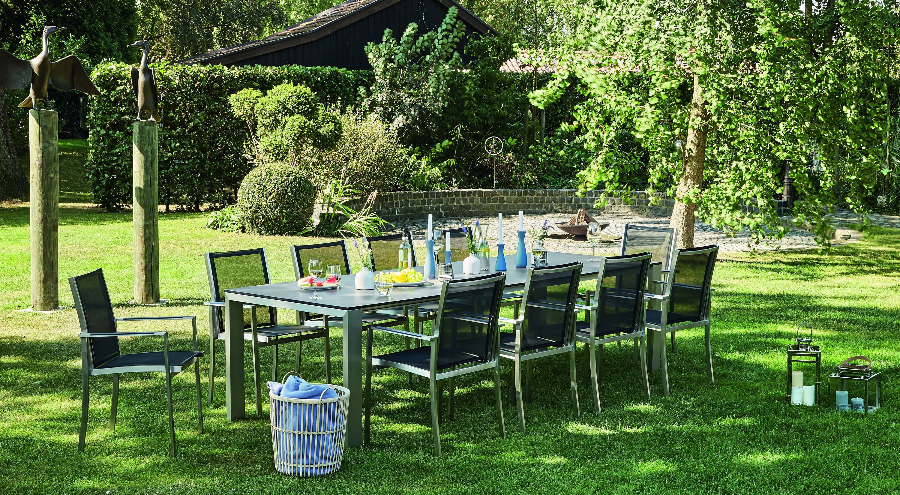 Gartentisch NEWPORT 180 x 100 x 76 cm
