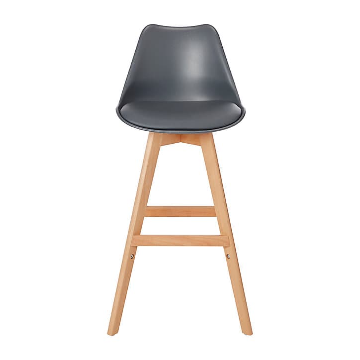 Tabouret de bar GoodHome Pitaya anthracite
