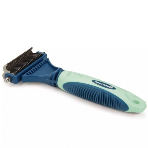 pente de ancinho azul e menta