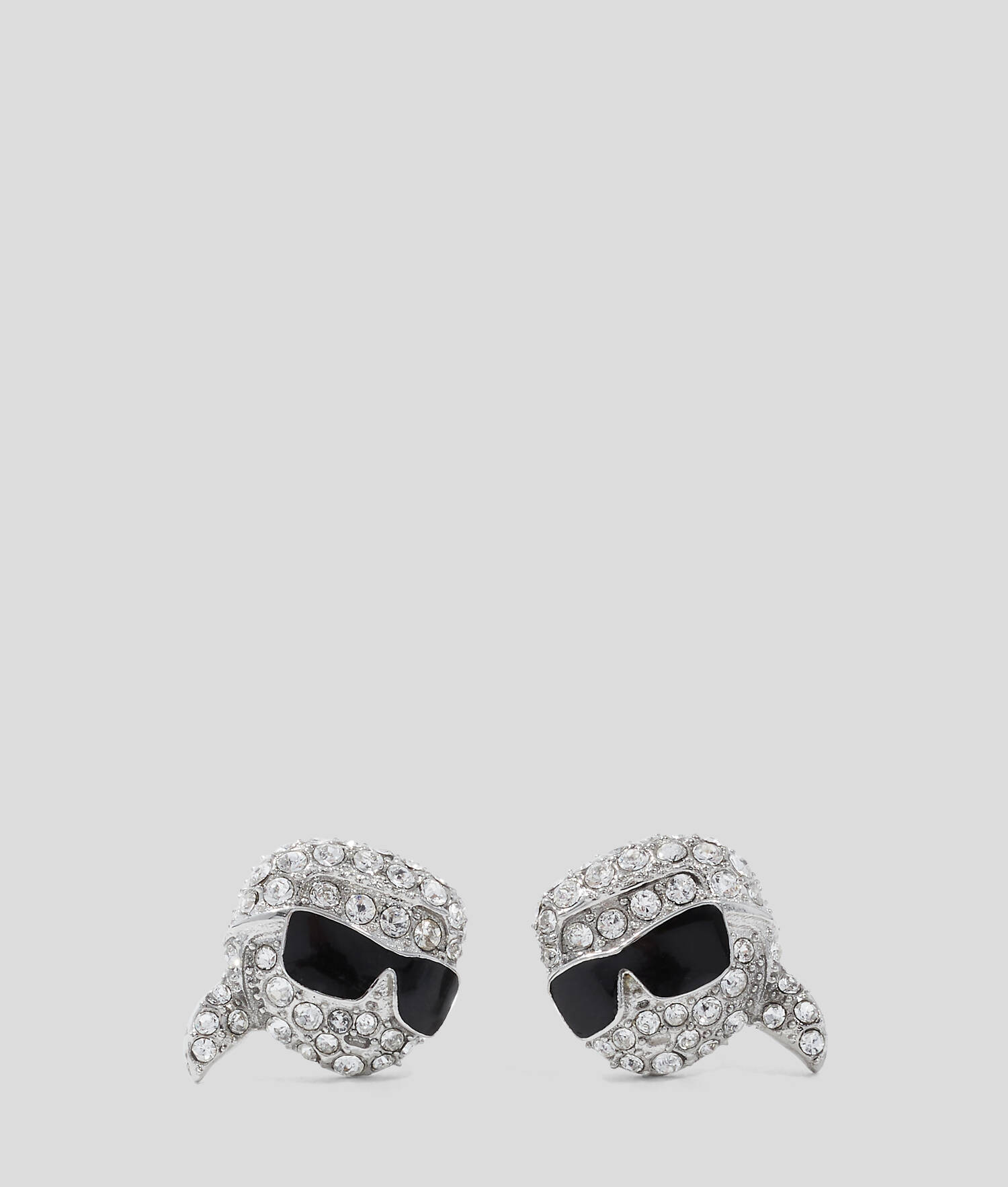 Boucles d'oreilles à breloque pavées - Argent