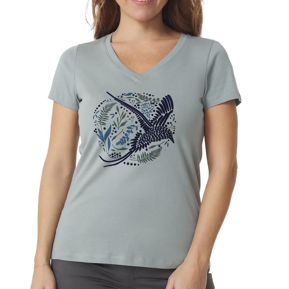 TBS T-shirt Gris Femme TBS Reflet