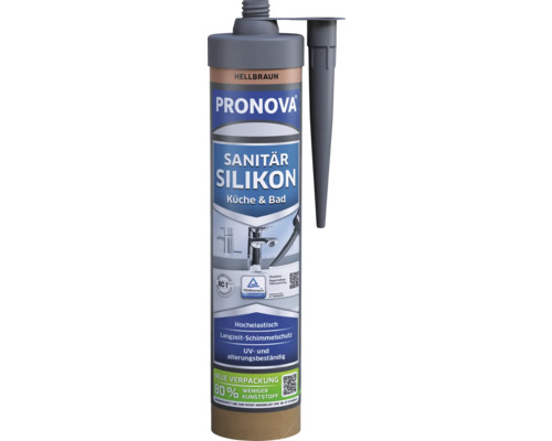 PRONOVA ECO Sanitair Siliconen Lichtbruin 280 ml