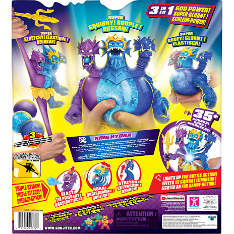 Goo Jit Zu King Hydra figur 24 cm