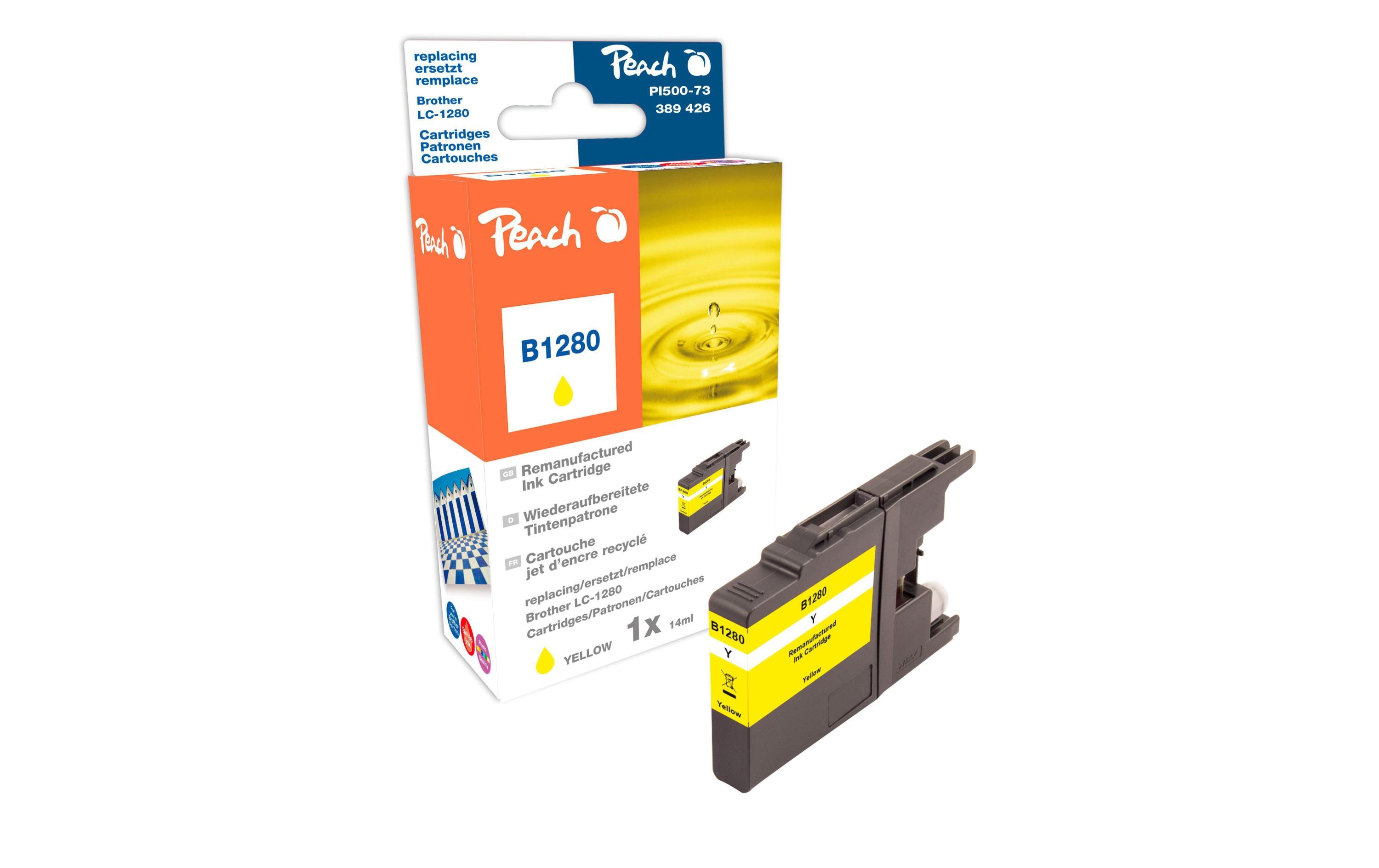 Tinte Brother LC-1280Y YellowTinte, gelb