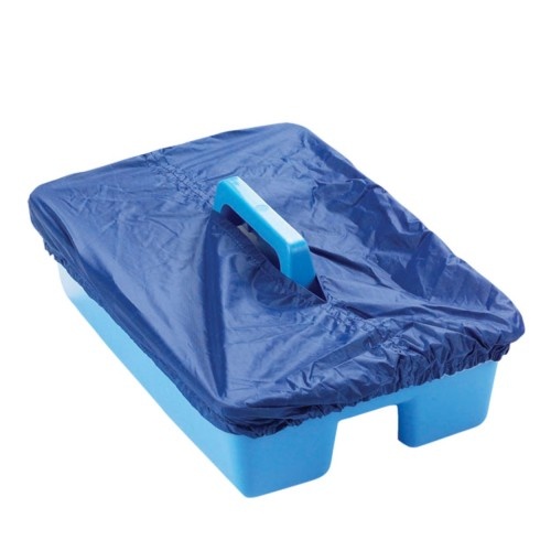 Estojo azul para acessórios