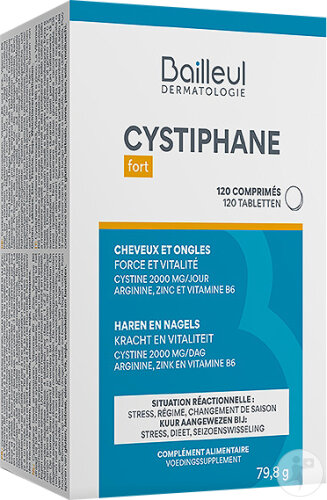 Cystiphane Fort Chute De Cheveux Passagère Complément Alimentaire 120 Comprimés