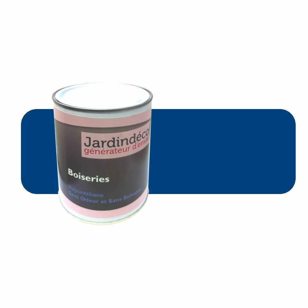 Peinture gentiane pour meuble en bois brut 1 litre