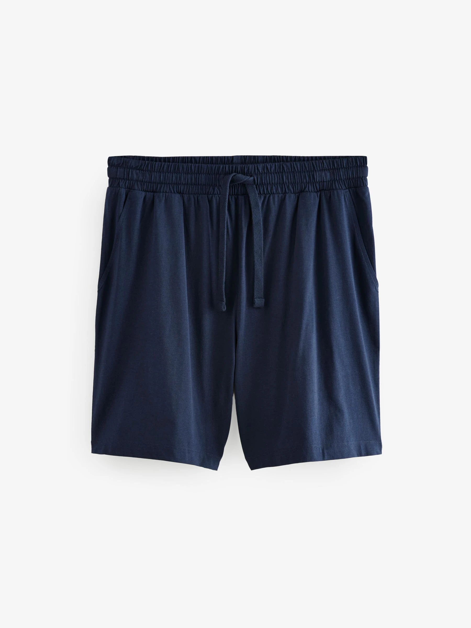 Marineblauw/grijs - Korte jersey pyjama's verpakking van 2