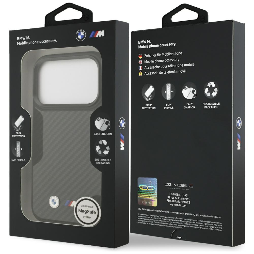 iPhone 17 Pro MagSafe Hardcase Hülle Kevlar Matt (BMHMP17L24CFMMK) - Schwarz