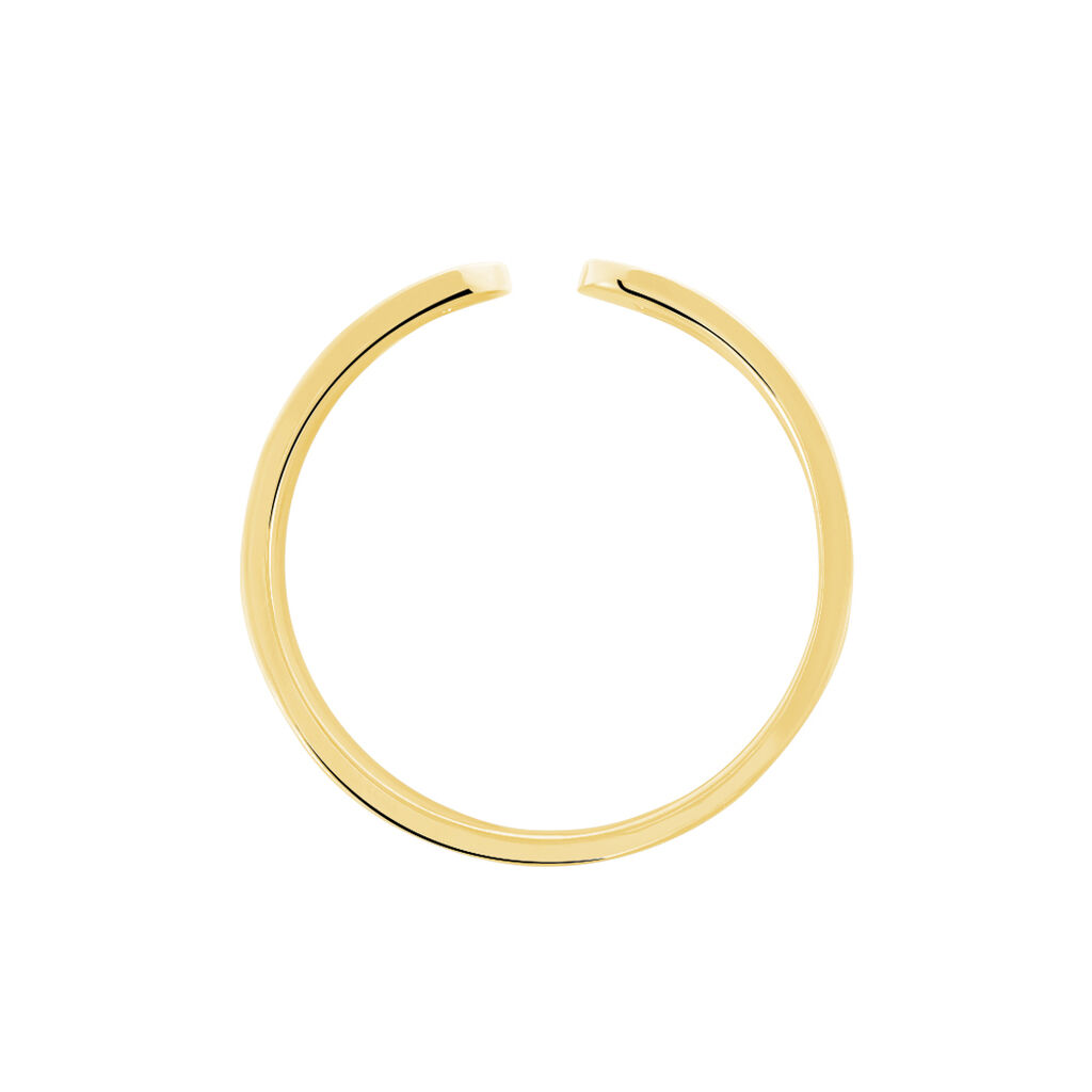 Bague Ajustable Adel Acier Doré