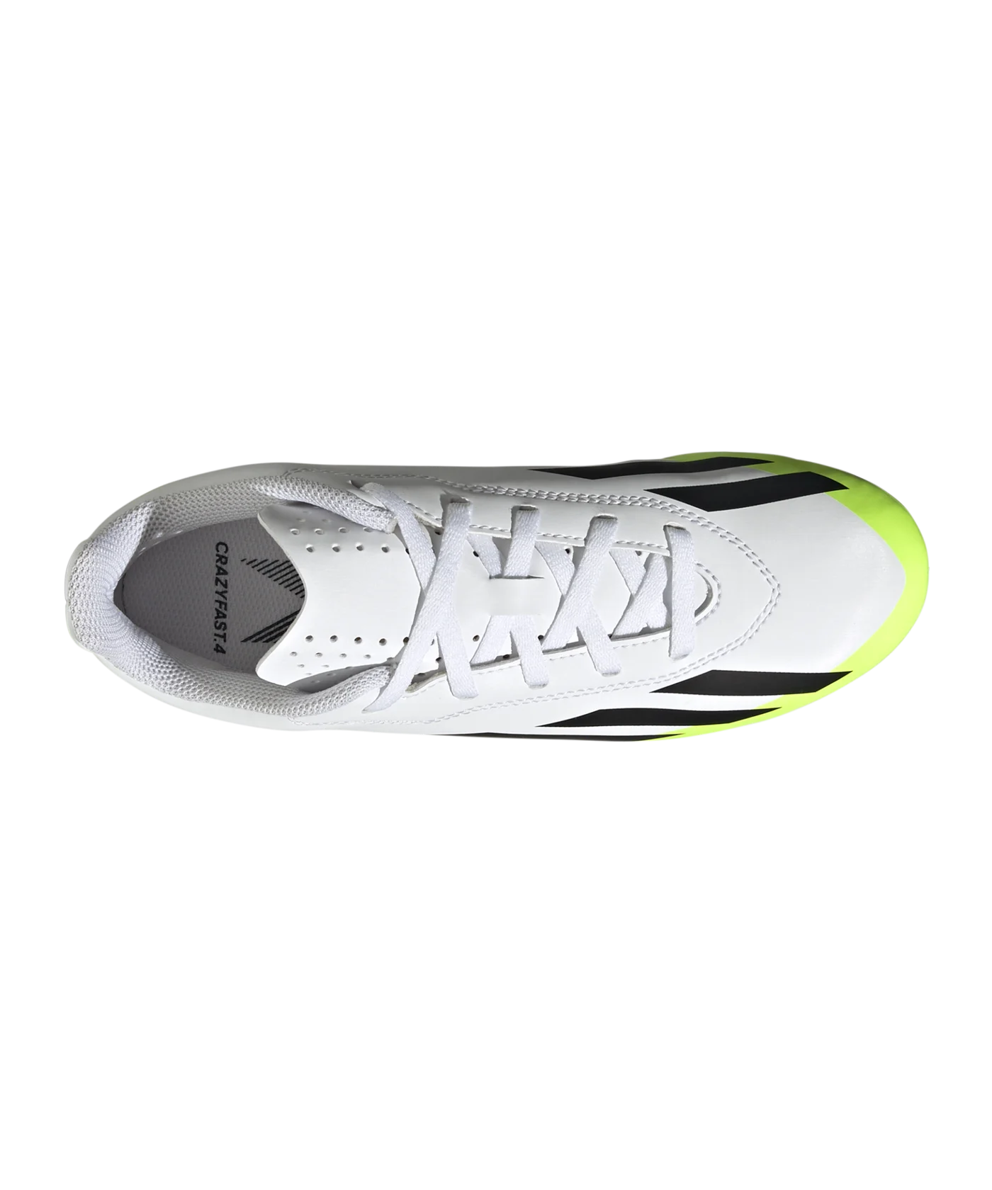 adidas X Crazyfast.4 FG Crazyrush Kids Weiss Schwarz Gelb