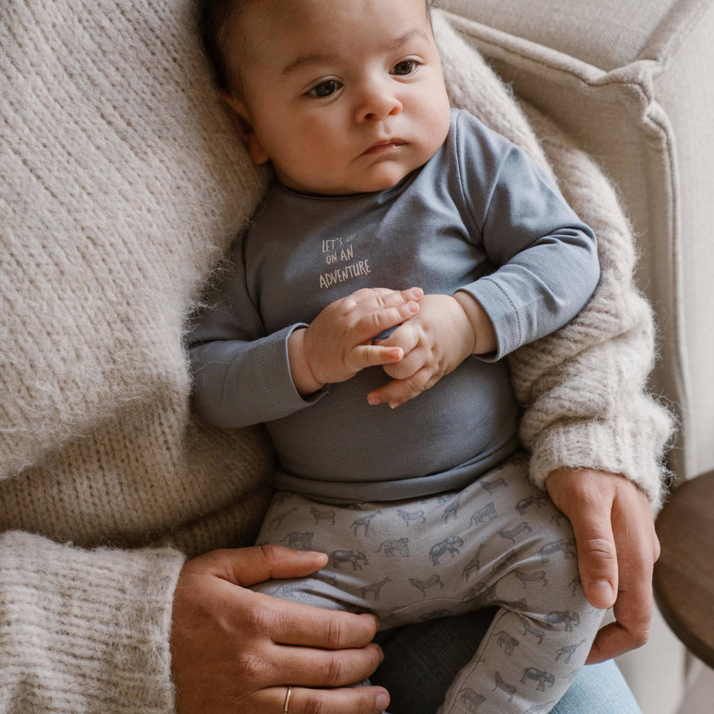 Dirkje broek + longsleeve blauw
