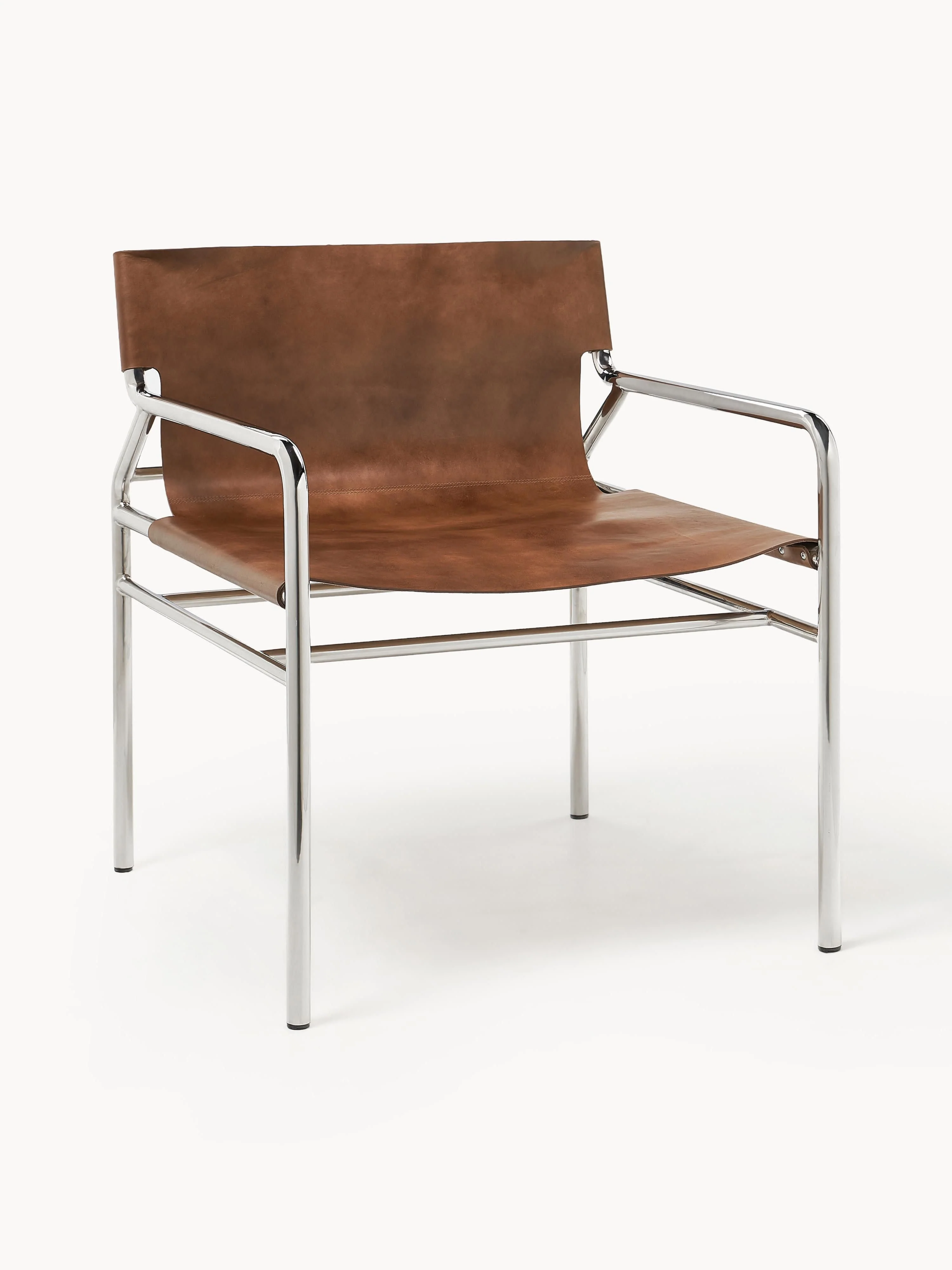 Leren loungefauteuil Dion