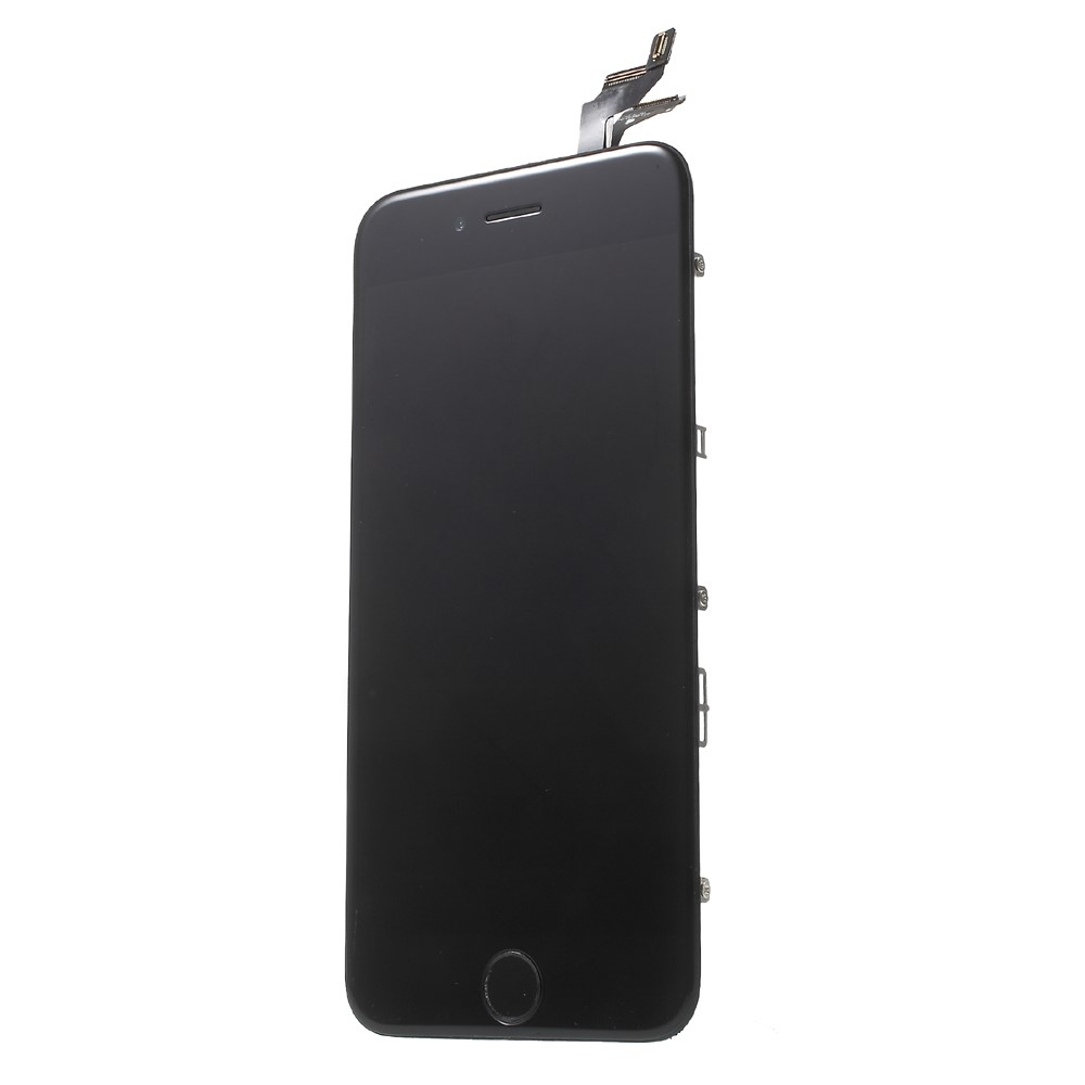 iPhone 6S Plus Komplettdisplay (Digitizer, LCD, Rahmen, Front Kamera, Metallplatte) - Schwarz