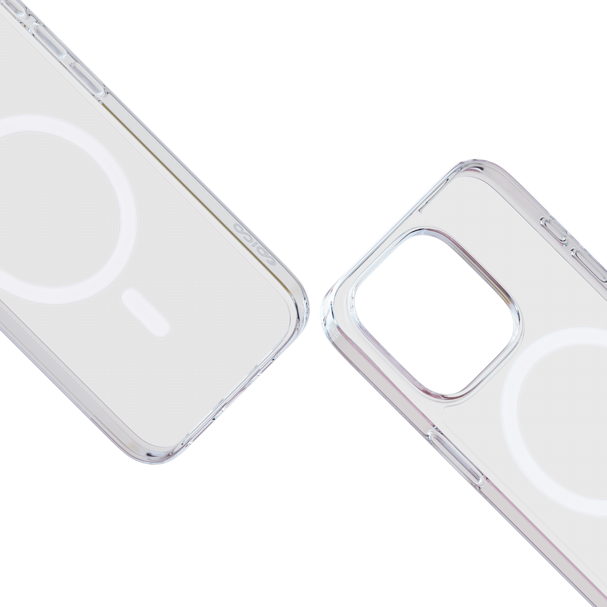 iPhone 15 Pro MagSafe Hybrid Hülle TPU Bumper   Acryl Rückseite Hero Case (81310101000004) - Transparent