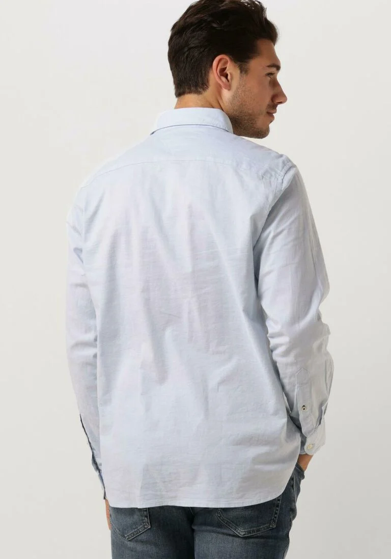 TOMMY HILFIGER lichtblauwe tommy hilfiger casual overhemd core 1985 flex oxford rf shirt
