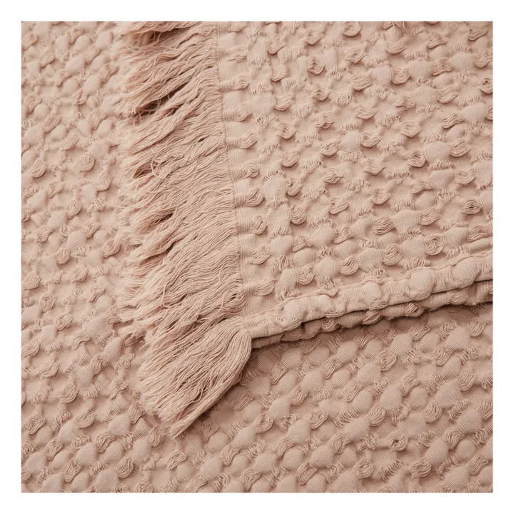 Haomy Plaid Tempo en coton | Beige rosé