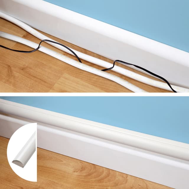 D-Line trunking-sæt (hvid)