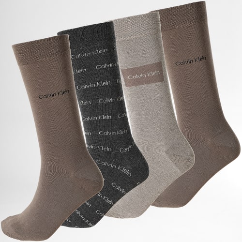 Lot De 4 Paires De Chaussettes 701224108 Marron Gris Anthracite