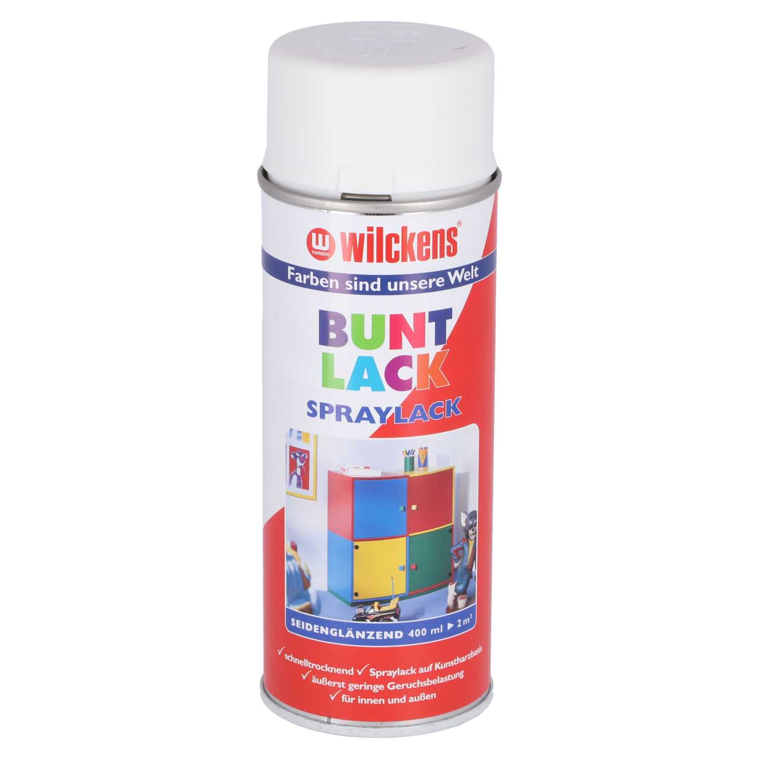Wilckens Spraylack reinweiß seidenglänzend 400 ml