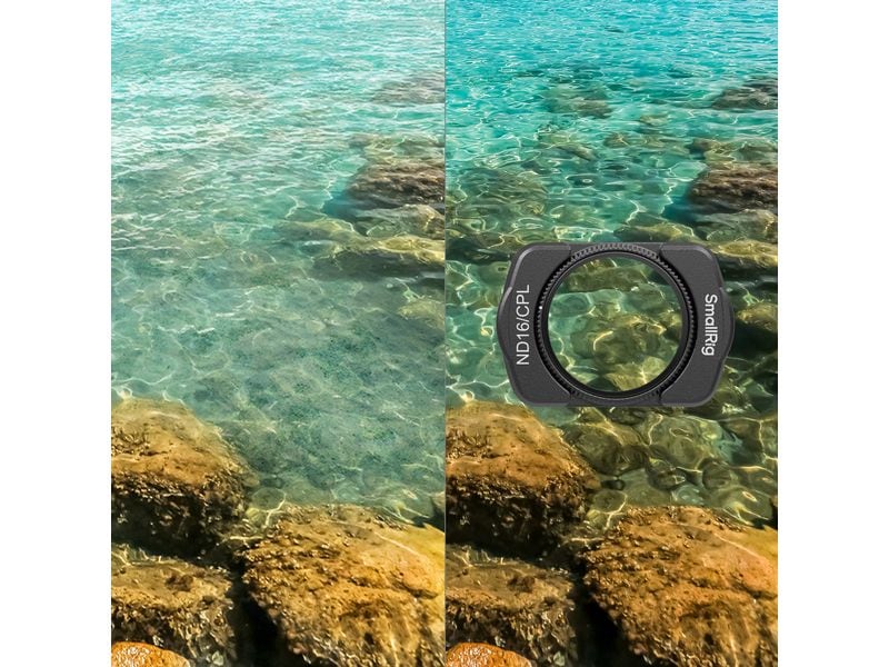 Smallrig Filter-Kit für DJI Osmo Pocket 3 Drei Filter und eine Displayschutzfolie