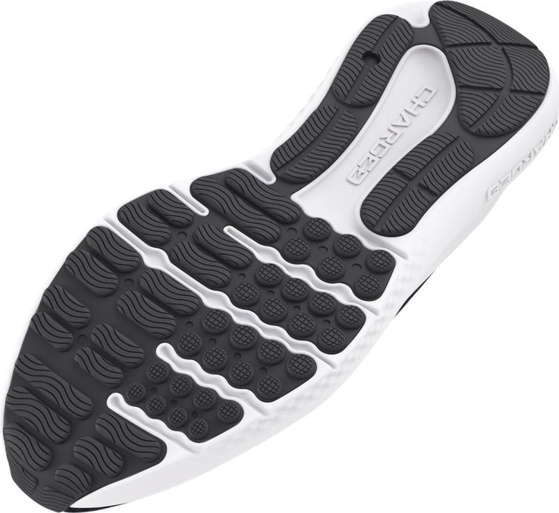 Under Armour - UA Charged Surge 4 - Hardloopschoenen - Zwart Antraciet Wit - Ademend Mesh