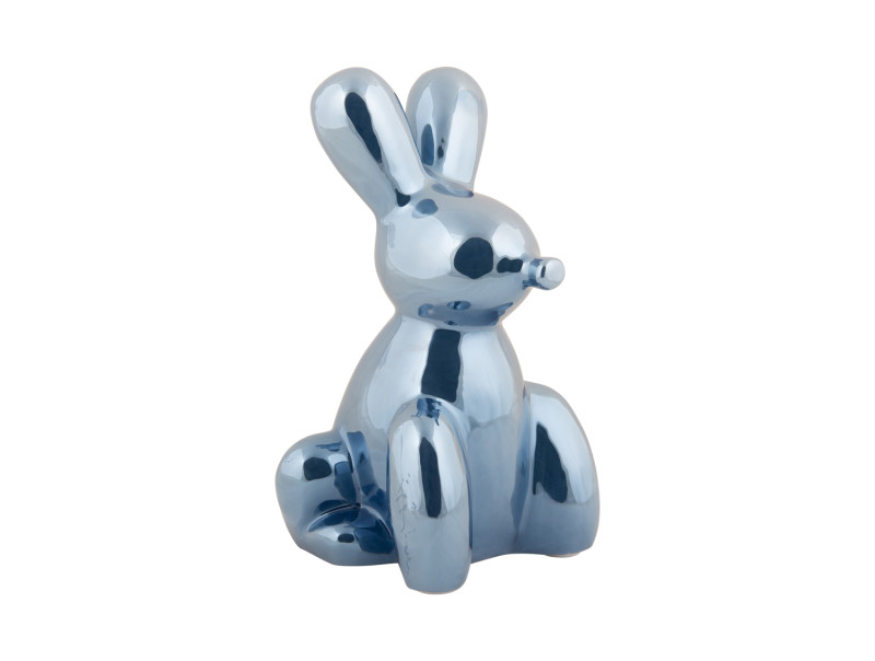 Statue Balloon Bunny Large PT4229BK Black plated