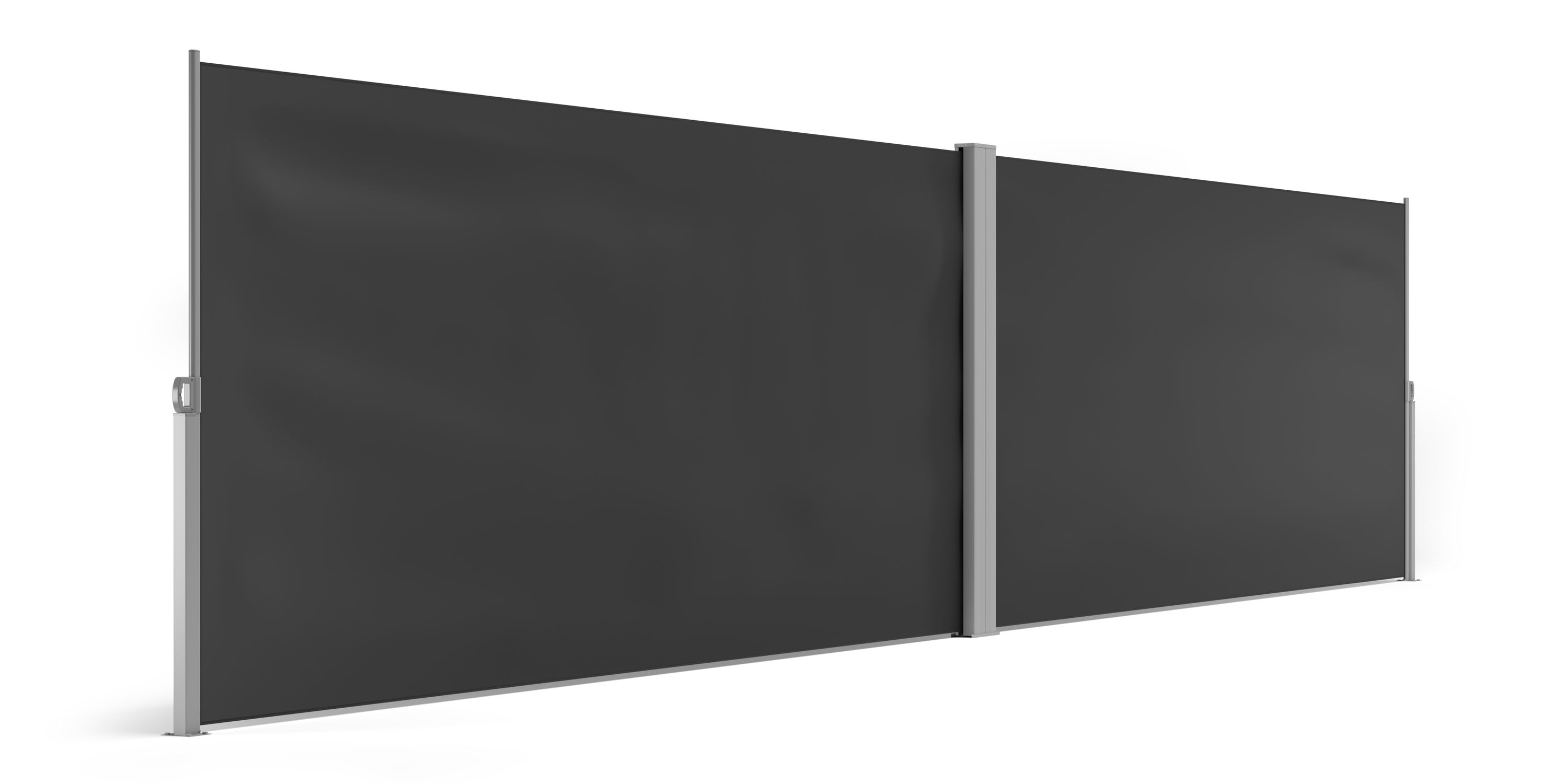 Doppelseitenmarkise VIA 160 x 800 cm anthrazit