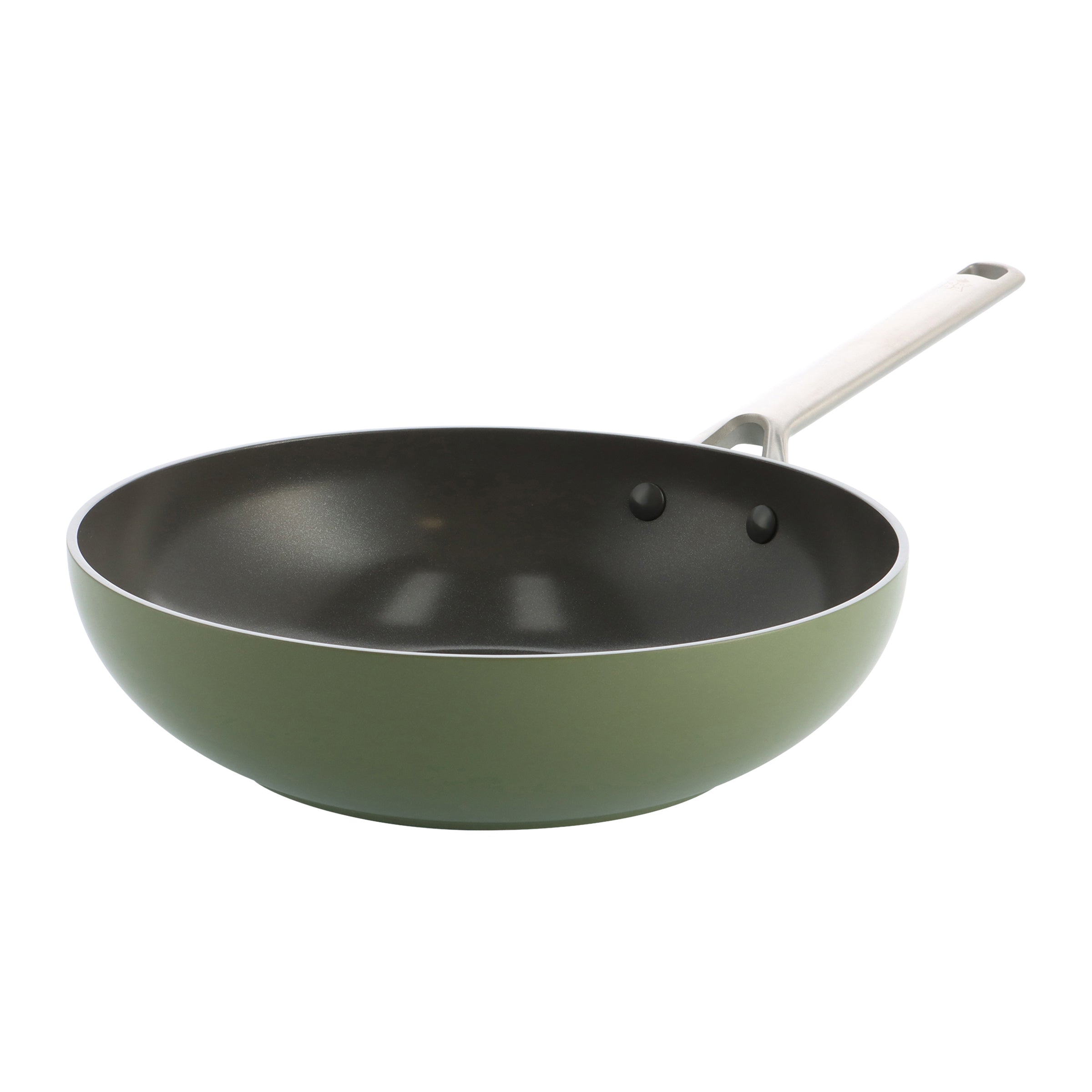 BK Sublime Wokpan Ã 28 cm - Olijfgroen