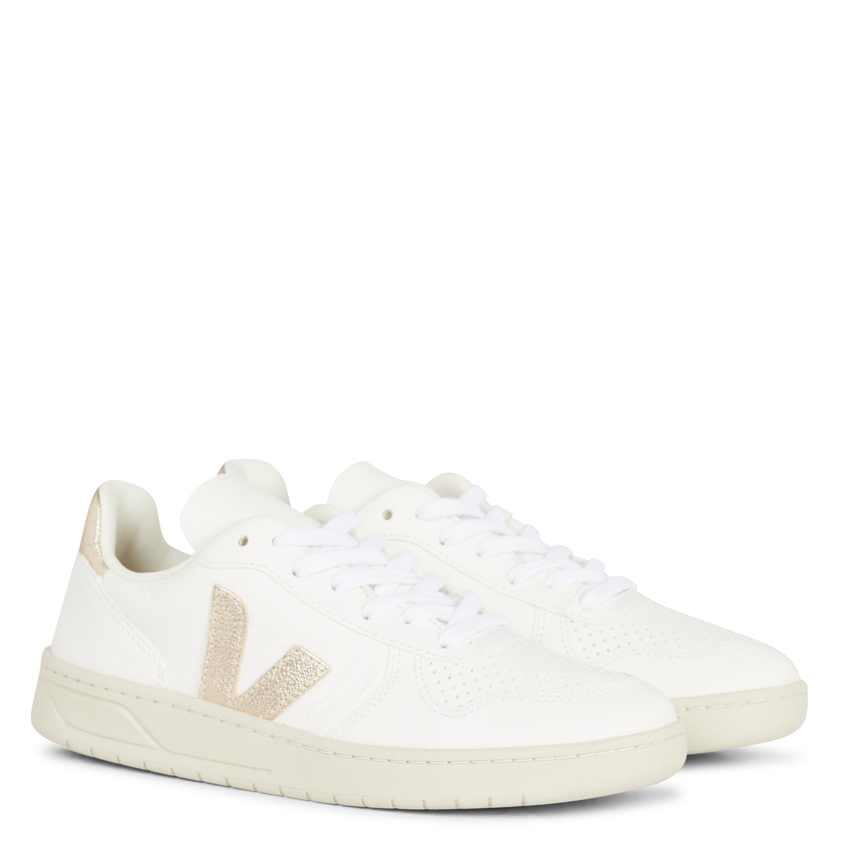 V-10 CHROMEFREE - Baskets basses en cuir| Multicolore