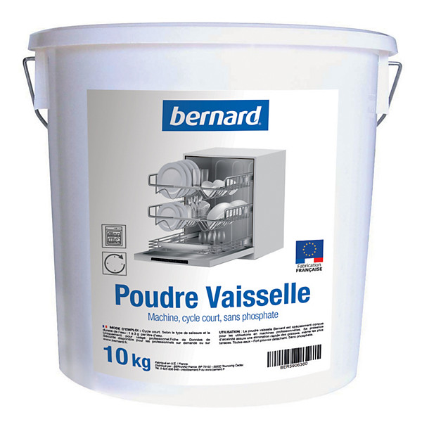 Poudre lave-vaisselle cycle court Bernard 10 kg