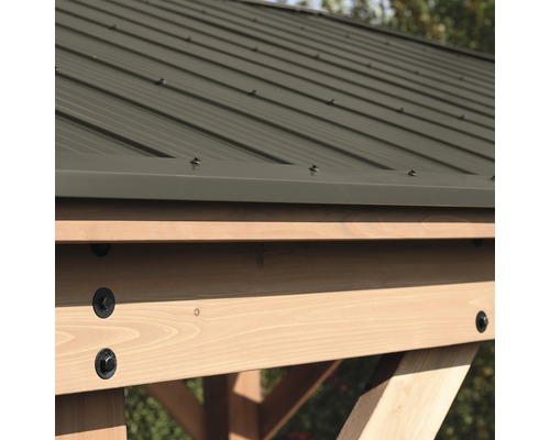 Gazebo WESTMANN hout Devon 12x16 455 x 336 cm geglazuurd