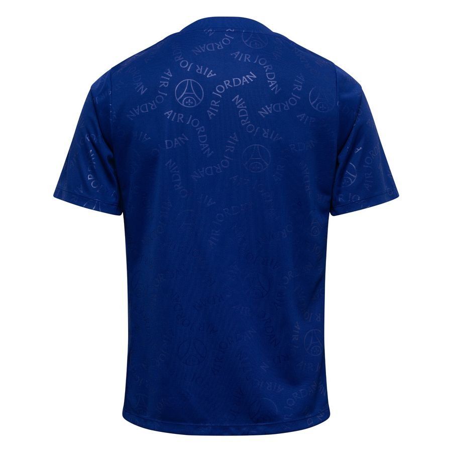 Paris Saint-Germain T-shirt d'Entraînement Dri-FIT Academy Pro Avant-Match 4th Jordan x PSG - Bleu Marine/Blanc