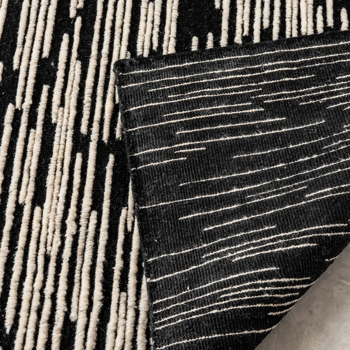 nanimarquina - Doblecara 4 Wollteppich, wendbar, 200 x 300 cm, beige