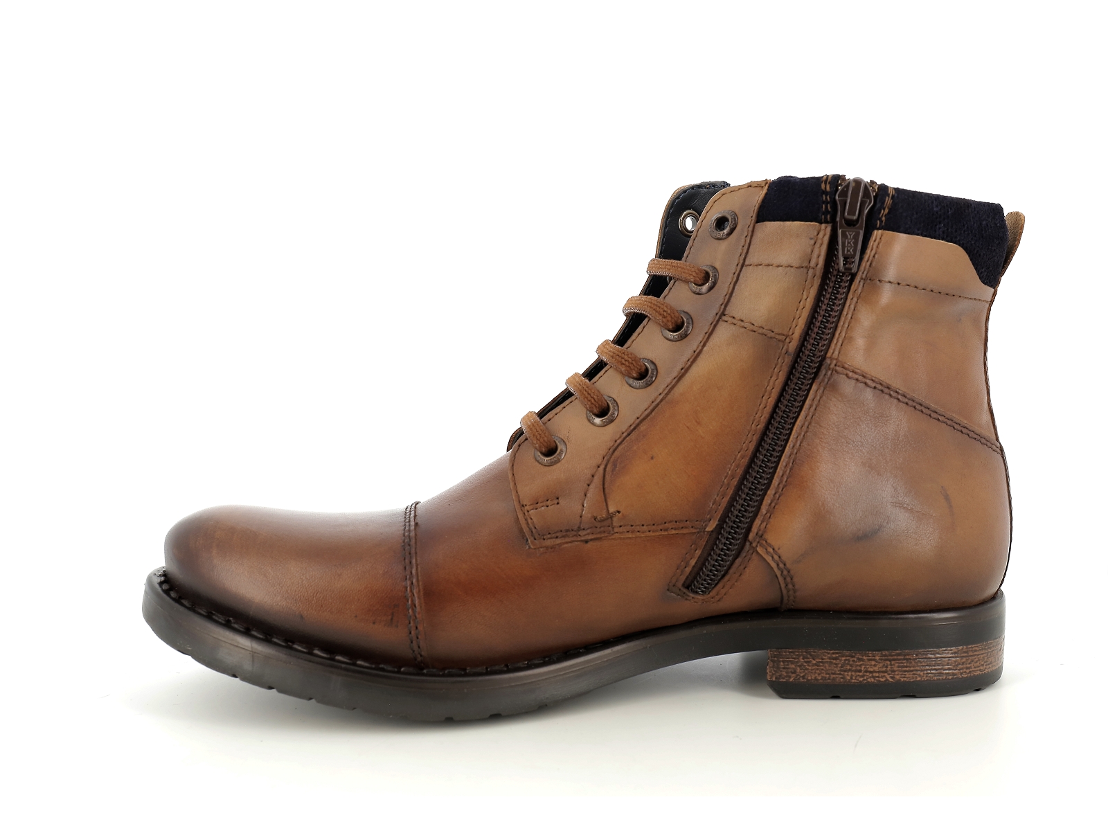 Redskins-NERVOUS Cuir Cognac