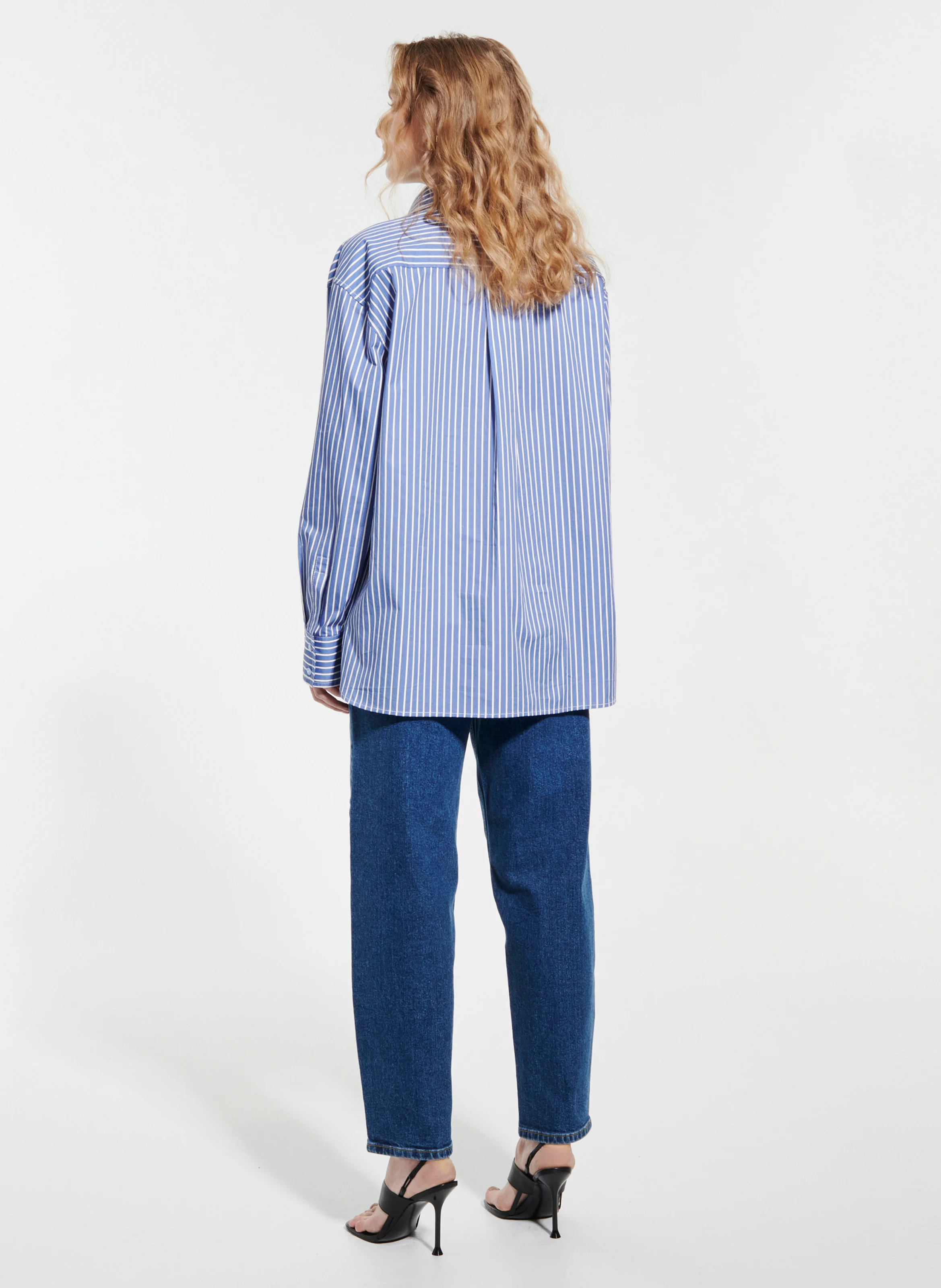 CASABLANCA - Chemise rayée en coton | Bleu