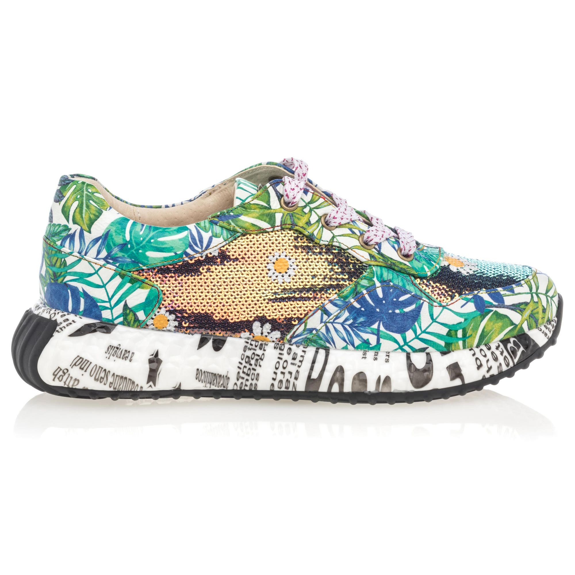 Baskets basses Femme vert