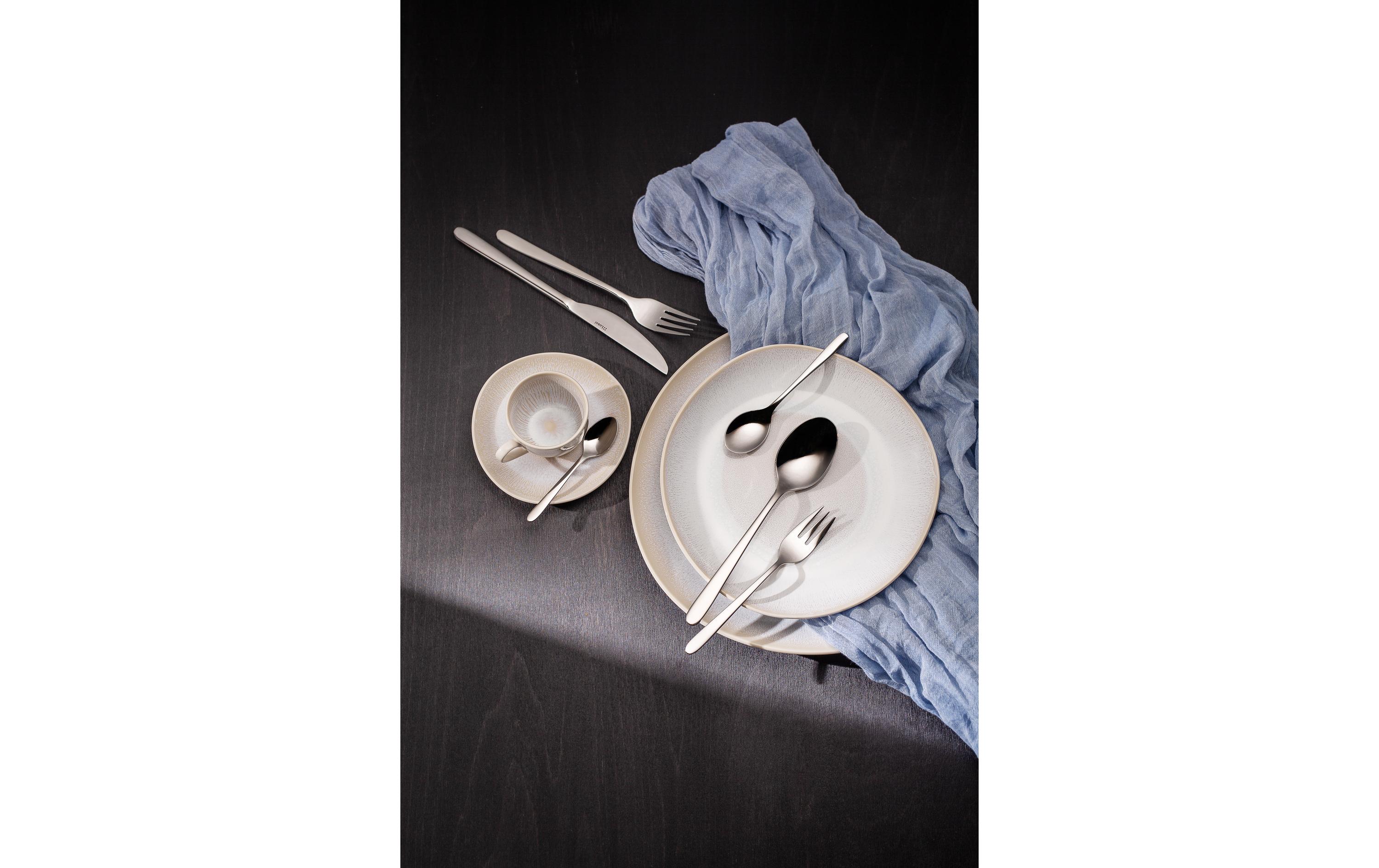 Besteck-Set Montreal 39-teilig, Silber<br>Essbesteck-Set