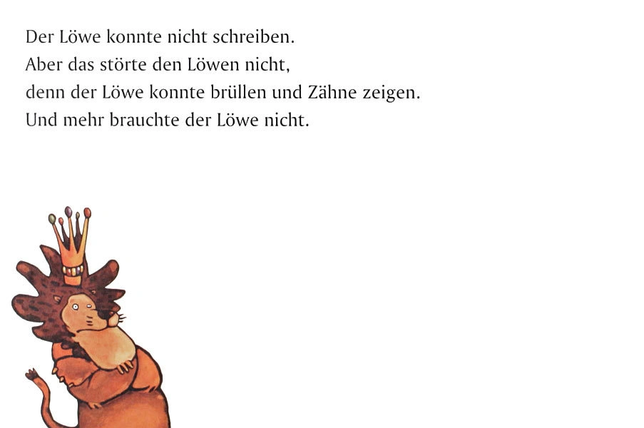 Die Geschichte vom Löwen, der nicht schreiben konnte