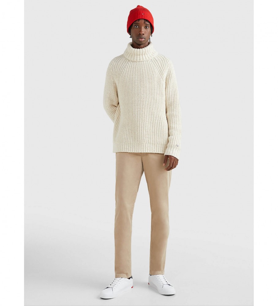 Tênis Tommy Hilfiger Vulvan de couro, branco