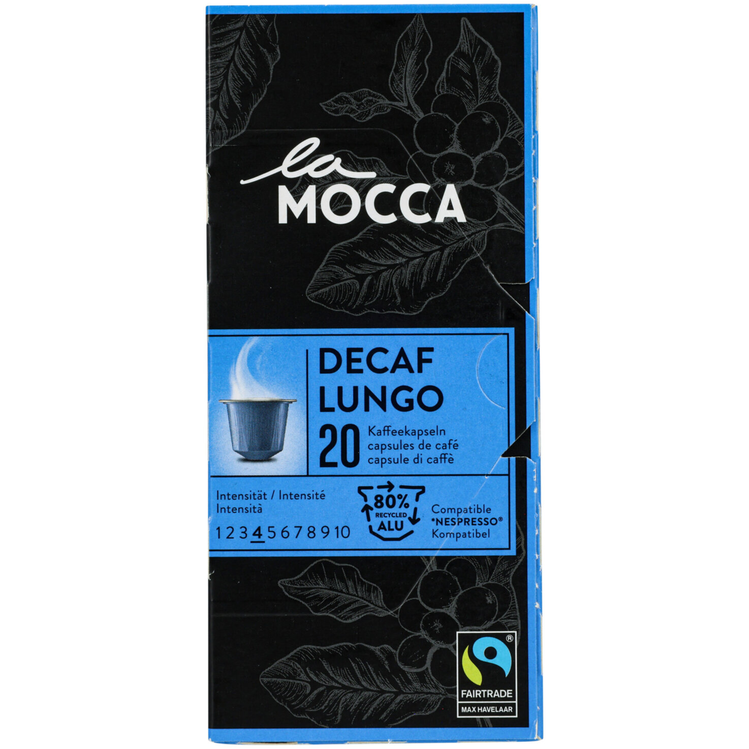 La Mocca Decaf Lungo 20 Kapseln – Nespresso®-kompatibel