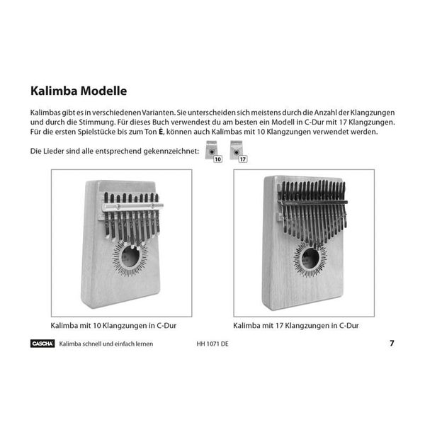 Hage Musikverlag Kalimba schnell und einfach