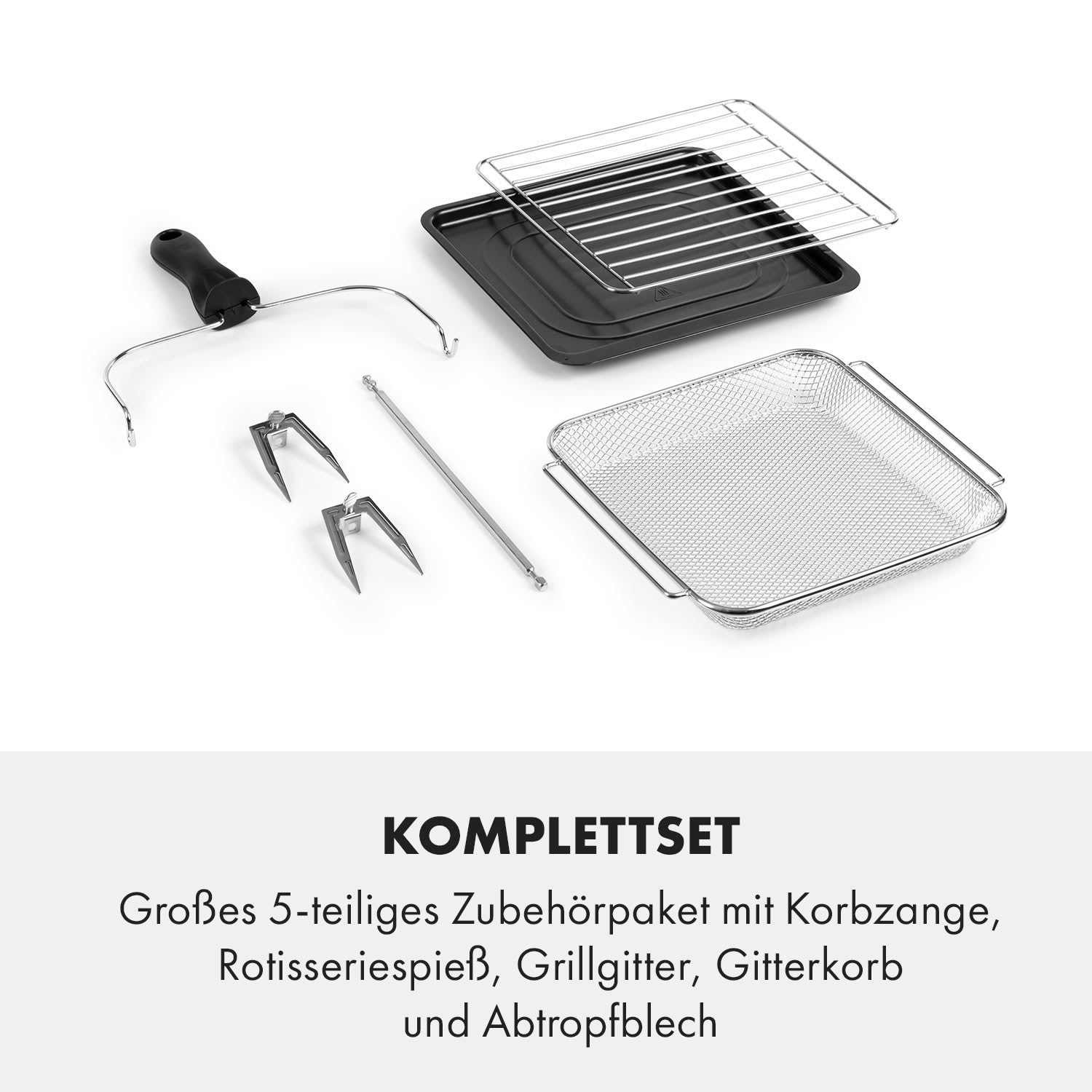 AeroVital Cube Chef Heißluftfritteuse1700 W 14 Liter 16 Programme Ober- und Unterhitze
