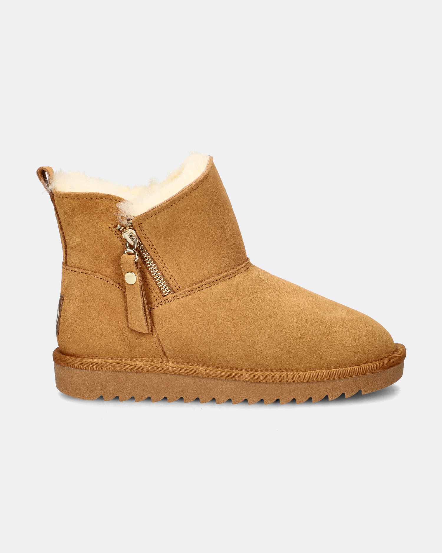 Ara Alaska Gevoerde boots  - cognac
