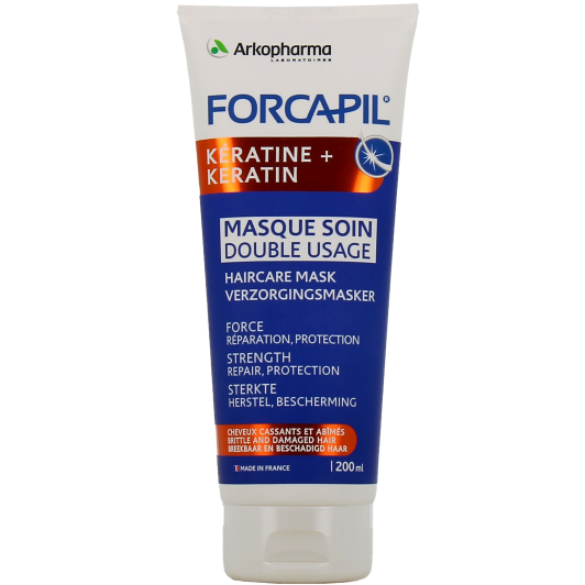 Forcapil masque Kératine+ - Cheveux abimés, cassants