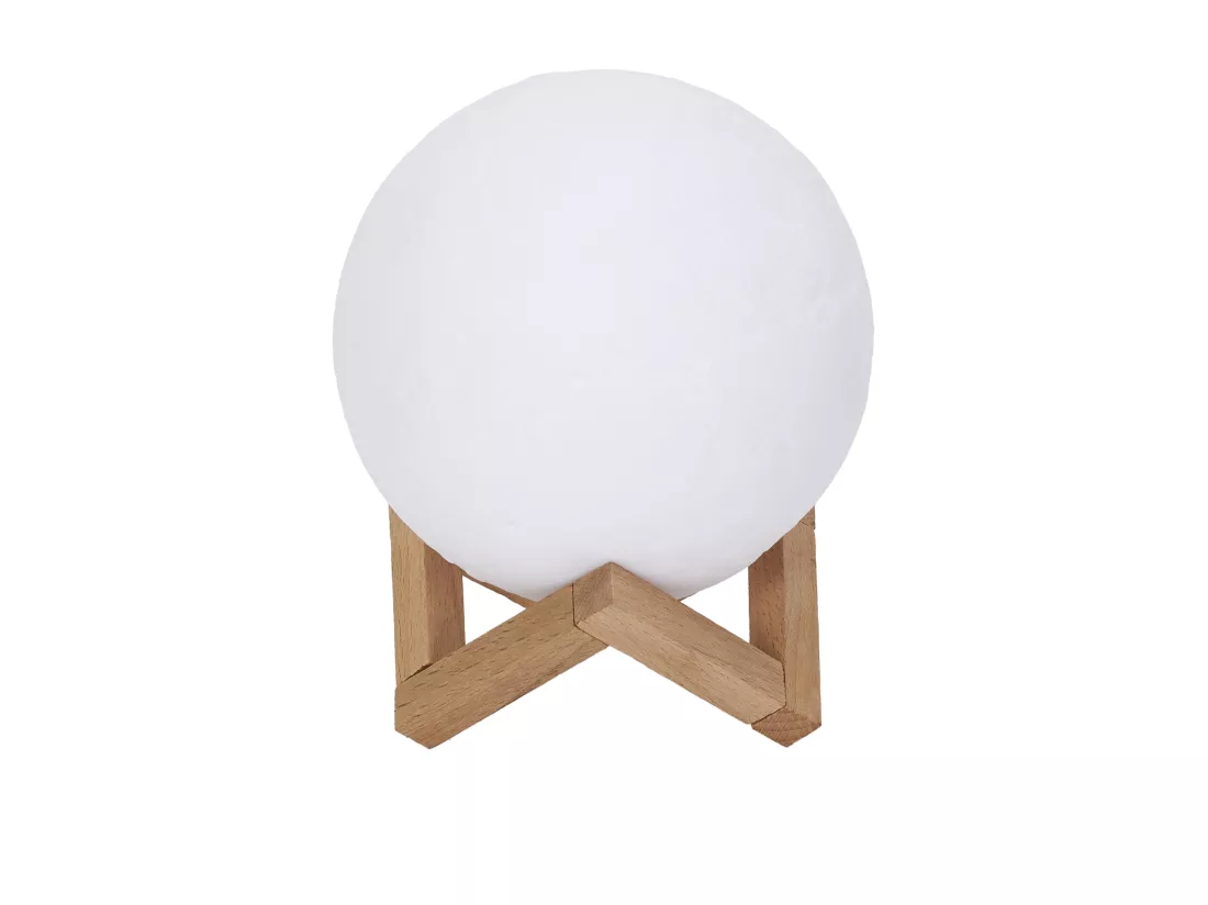 Lampe Tactile Lune Ronde 3d D15cm