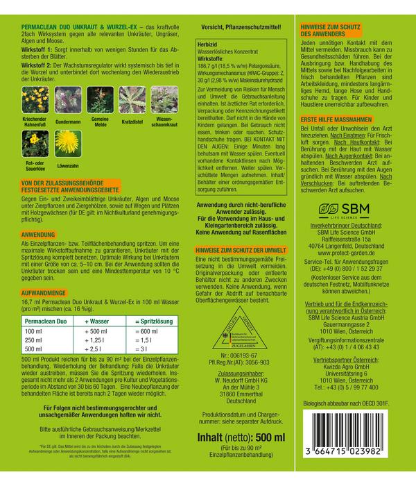 PROTECT GARDEN Permaclean Duo Unkraut &
